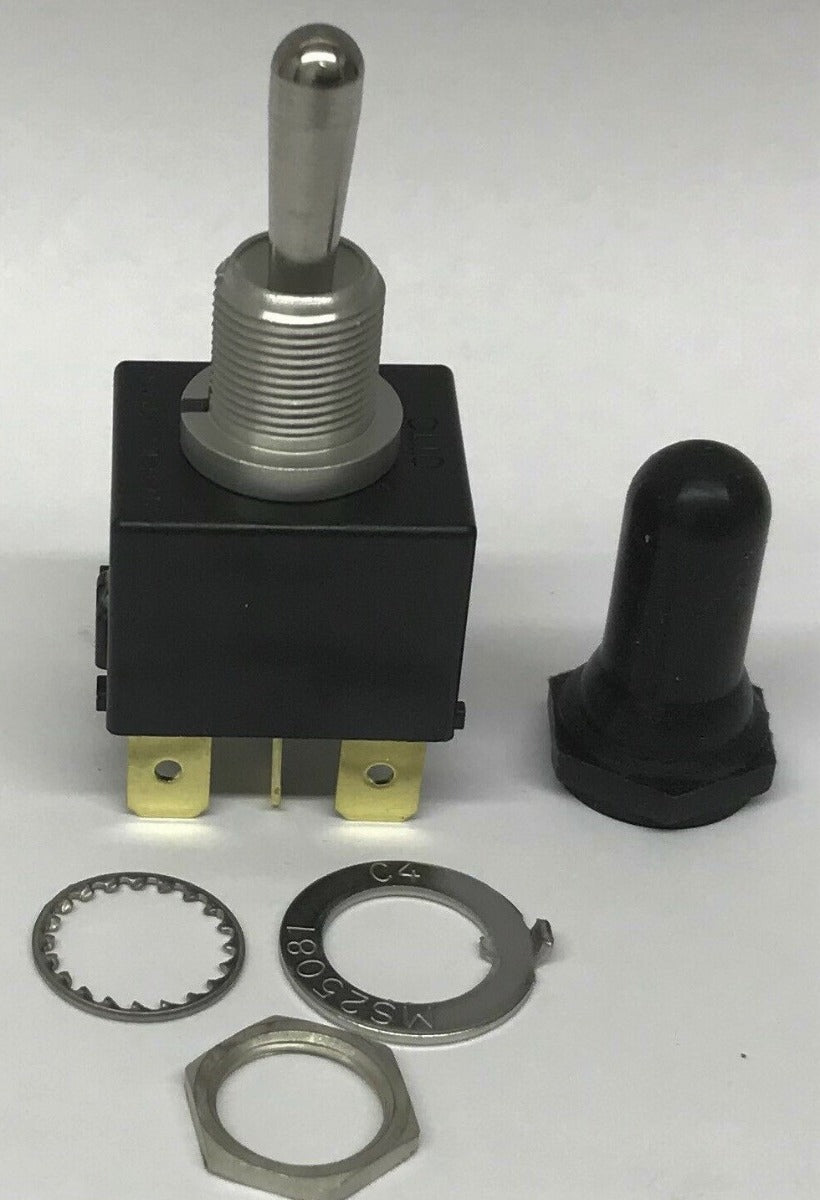 SnowEx 40576 Momentary On/Off Toggle Switch - Durable Heavy Duty Electrical Switch for Snow Plows, Trucks & Industrial Equipment