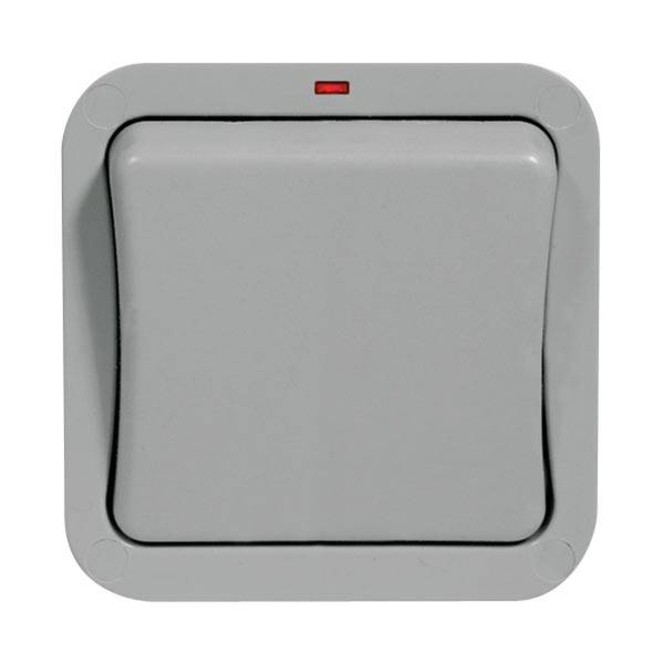BG Storm Weatherproof 1G 2W Light Switch WP12 - Outdoor Electrical Switch for Patio, Garden & Garage - Waterproof & Durable for Harsh Weather Conditions