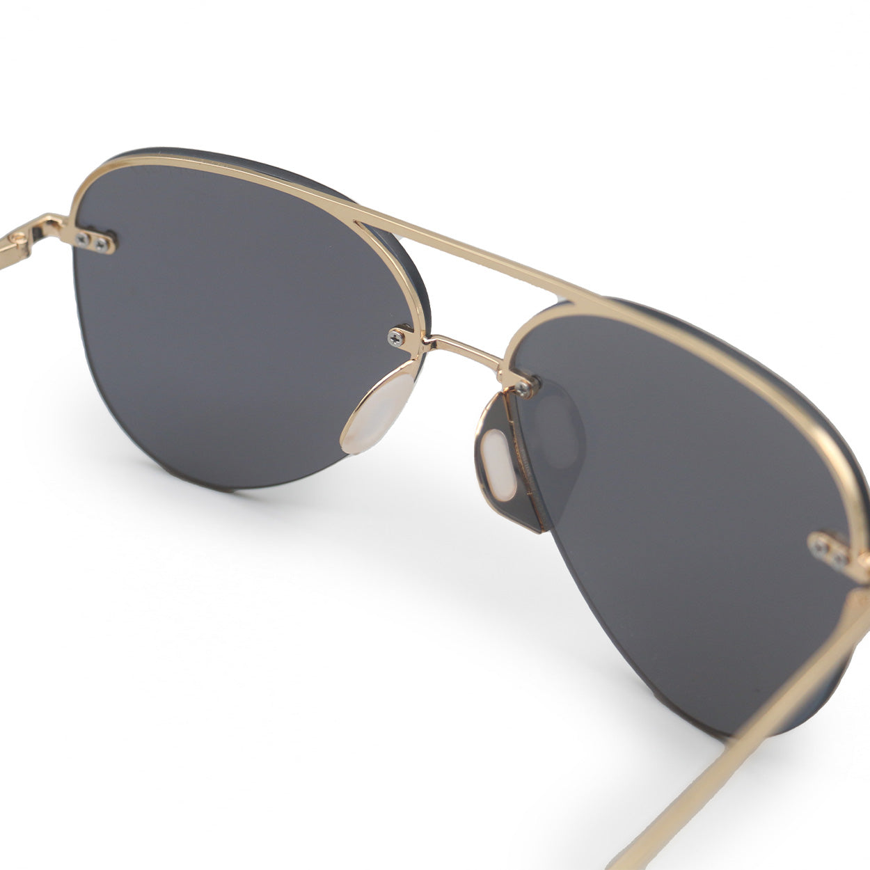 Tangle-Free Aviator Sunglasses for Women - Smaller Megan 2 Mirrored Bronze Lenses - Stylish & Lightweight for Driving, Travel & Outdoor Activities