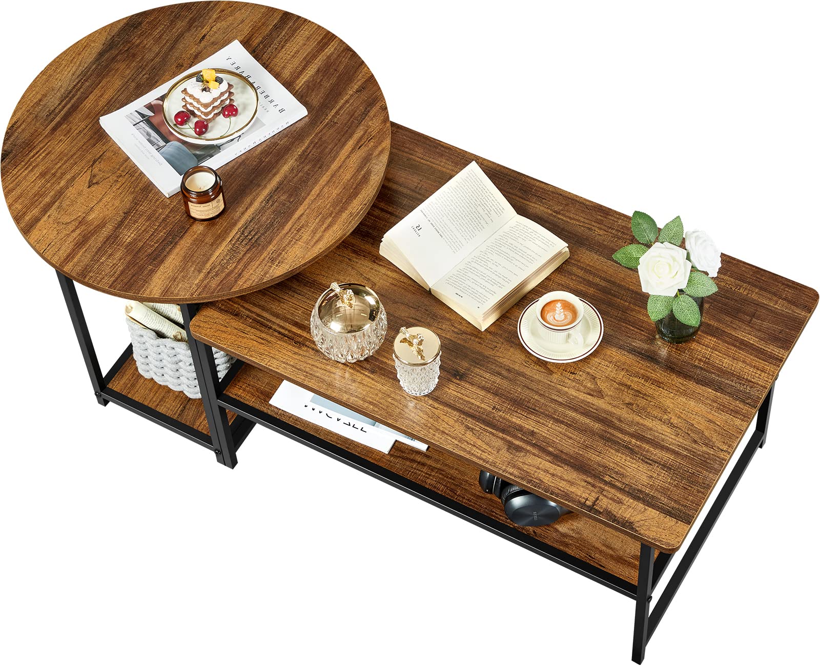 Modern Coffee Table Set for Living Room - 48