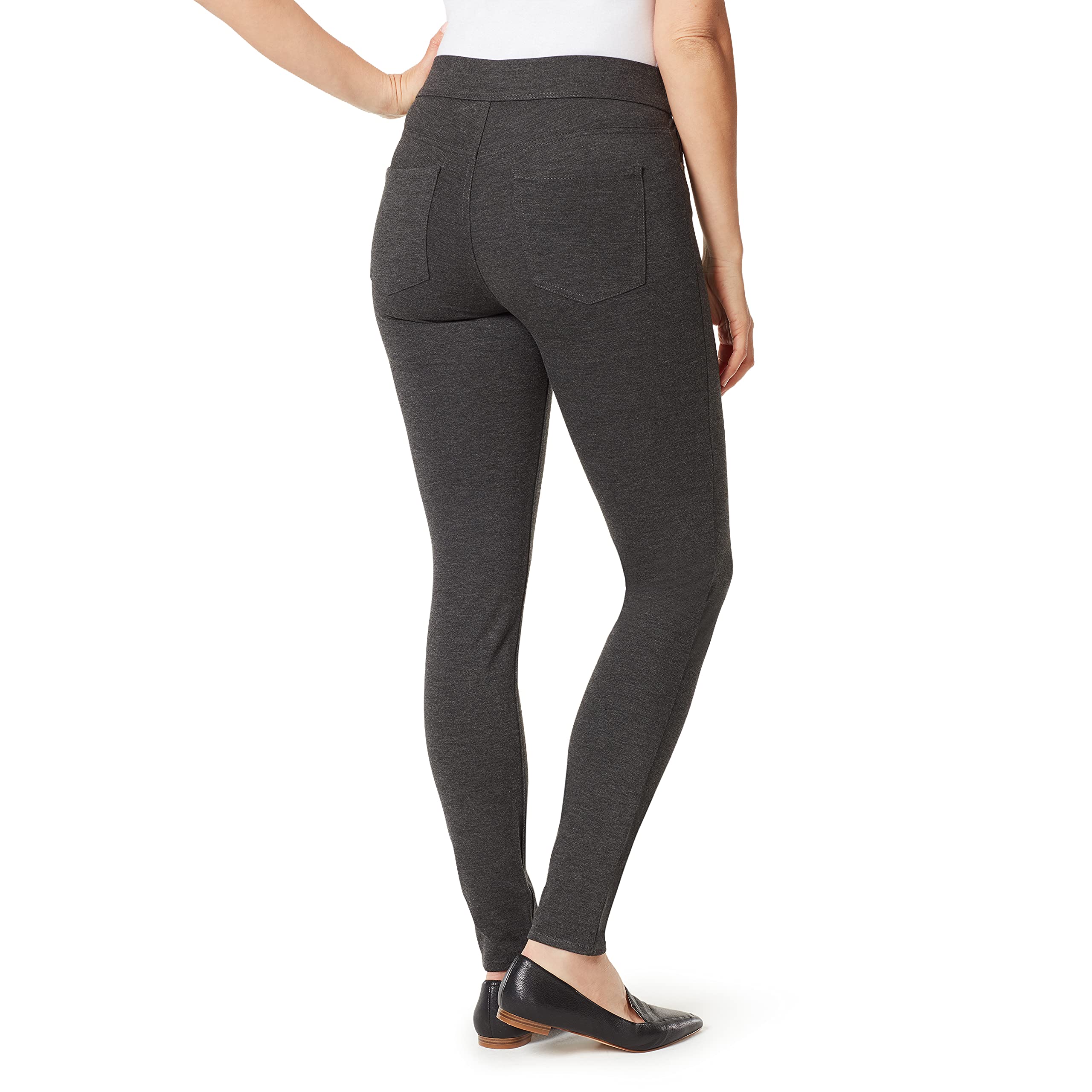 Gloria Vanderbilt Women's Avery Slim Pull-On Pants for Work & Casual