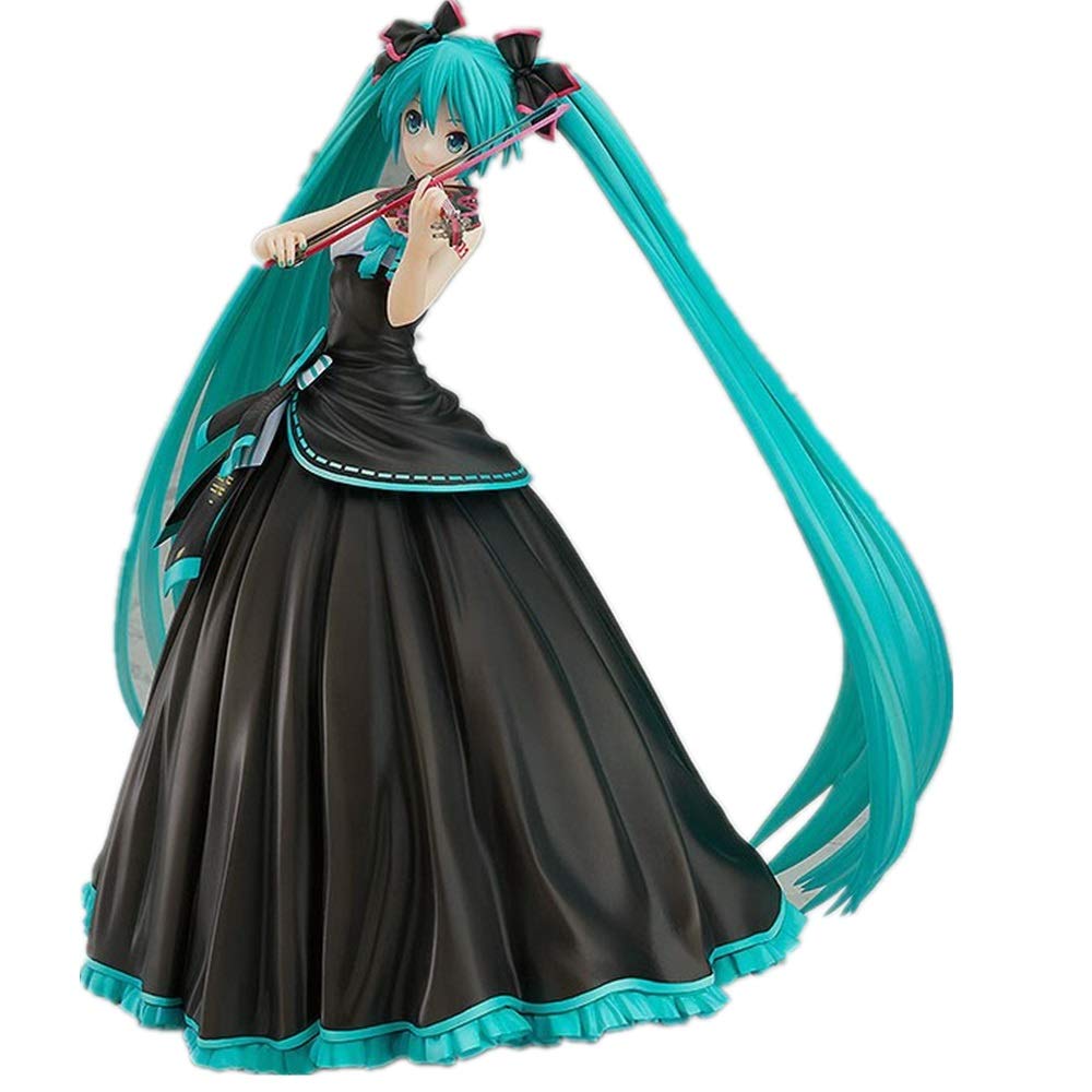 Hatsune Miku Anime Figure with Violin - Collectible Anime Girl Action Figure for Display & Gifts | Perfect for Anime Fans, Room Decor, and Cosplay Enthusiasts