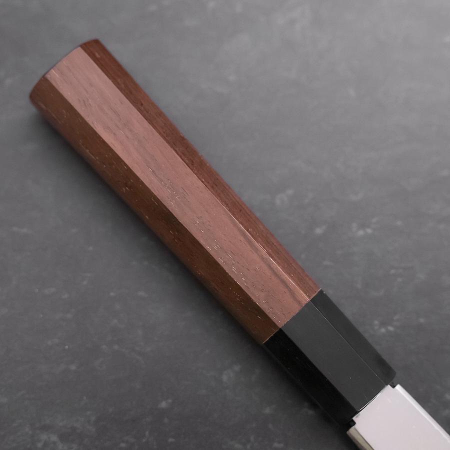 Premium Usuba Knife (Kanto Style) - White Steel #1 Mirror Polished Blade with Buffalo Walnut Handle - 240mm Japanese Chef Knife for Slicing, Dicing & Precision Vegetable Cutting - Ideal for Professional Chefs & Home Cooking