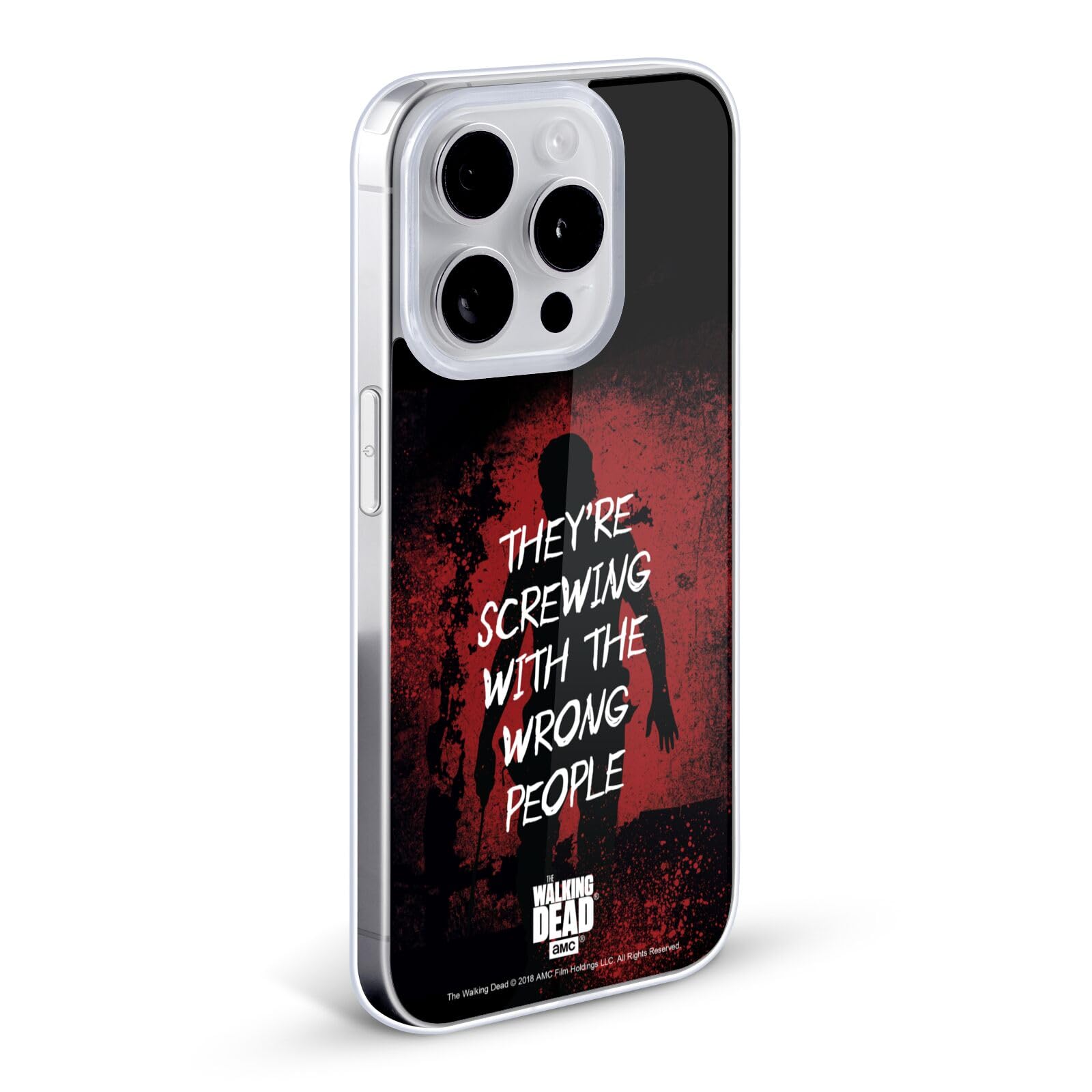 Officially Licensed AMC The Walking Dead Rick Grimes Legacy Soft Gel Case for Apple iPhone 12 & iPhone 12 Pro - Durable Protection with Unique TV Show Design - Perfect for Fans, Daily Use & Gift Giving