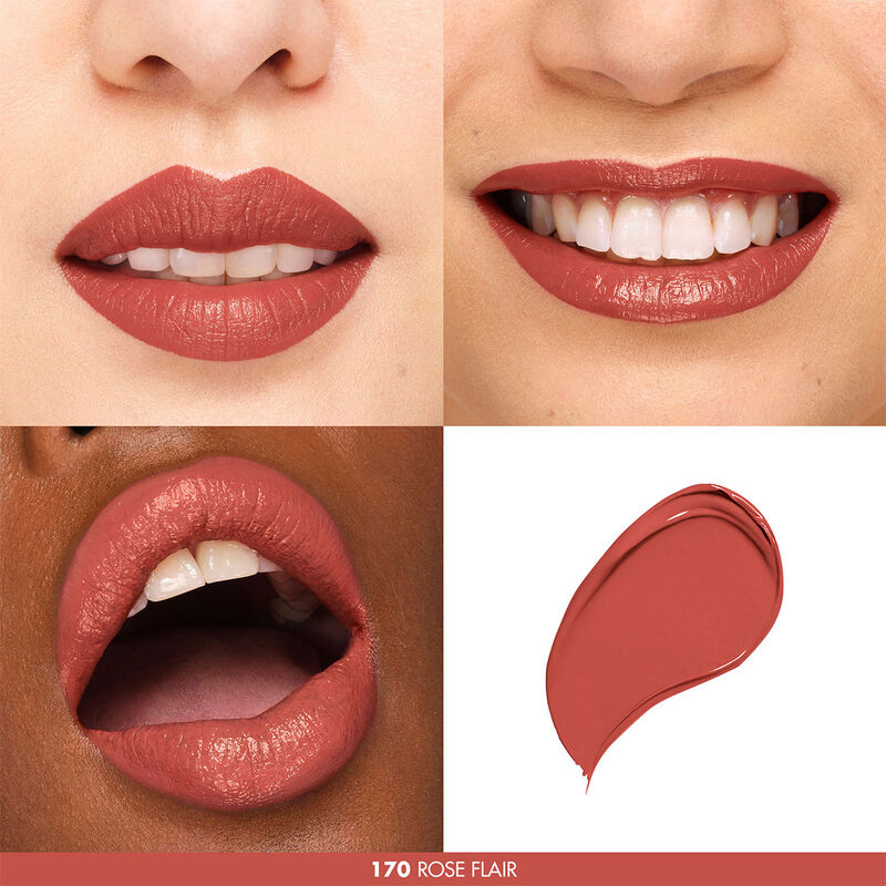 170 Rose Flair Rouge Artist For Ever - Long Lasting Matte Liquid Lipstick | Vegan & Cruelty-Free | Perfect for Date Night, Parties & Special Occasions