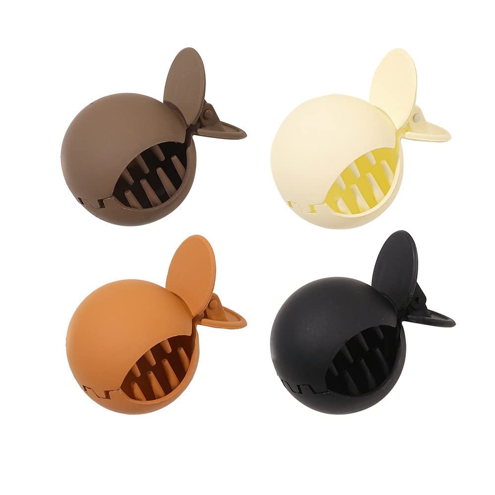 APPSAMBR 4-Piece Matte Square Hair Claw Clips for Women - 2 Inch Hair Clips for Thin & Thick Hair - Non-Slip Grip for Ponytails, Buns & Updos