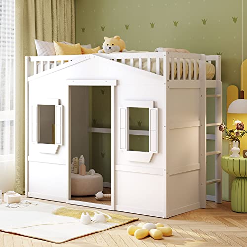 White Frame-house Shape