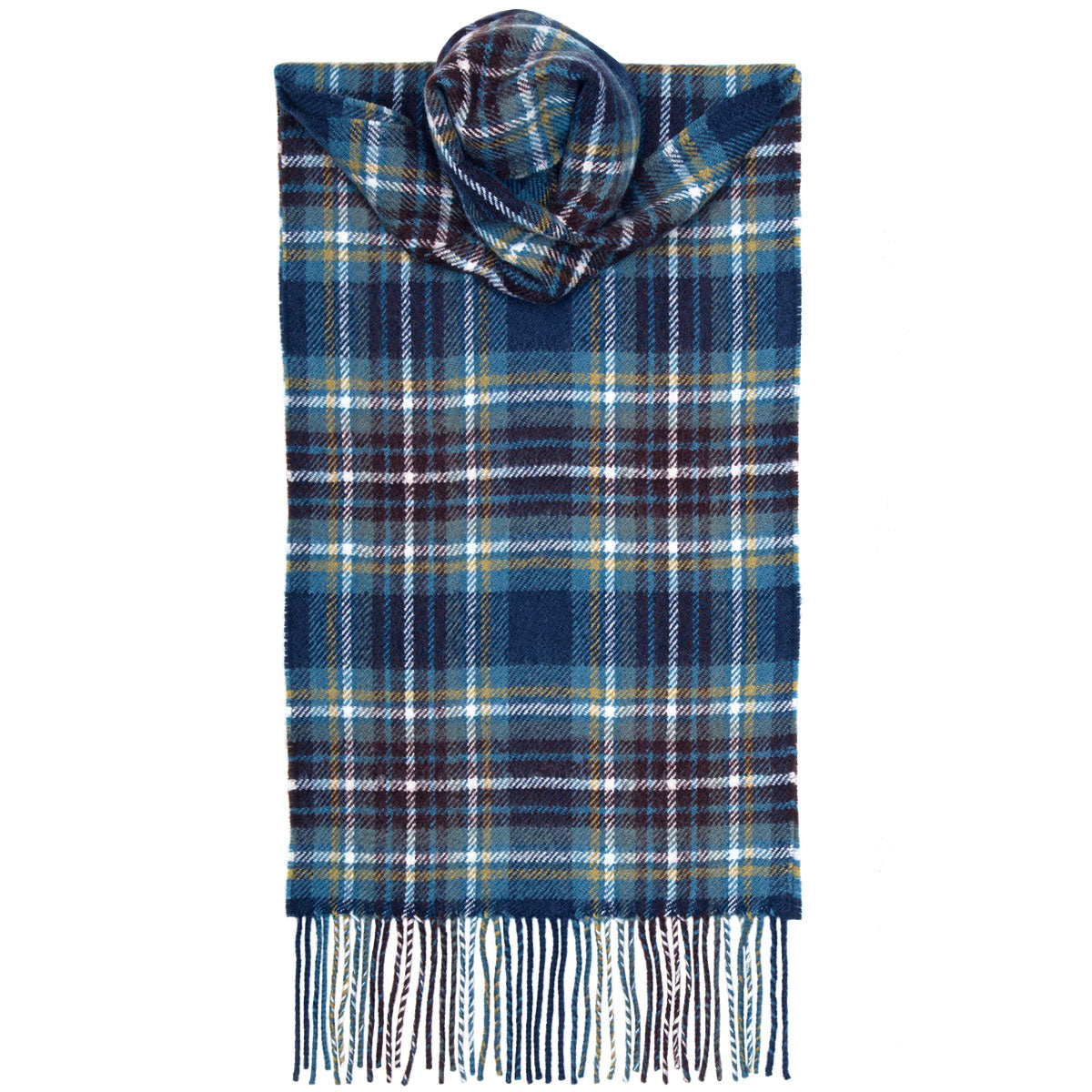 Holyrood Modern Tartan Scarf - Premium Wool Plaid Wrap for Women & Men - Perfect for Winter Fashion, Office Wear & Outdoor Activities