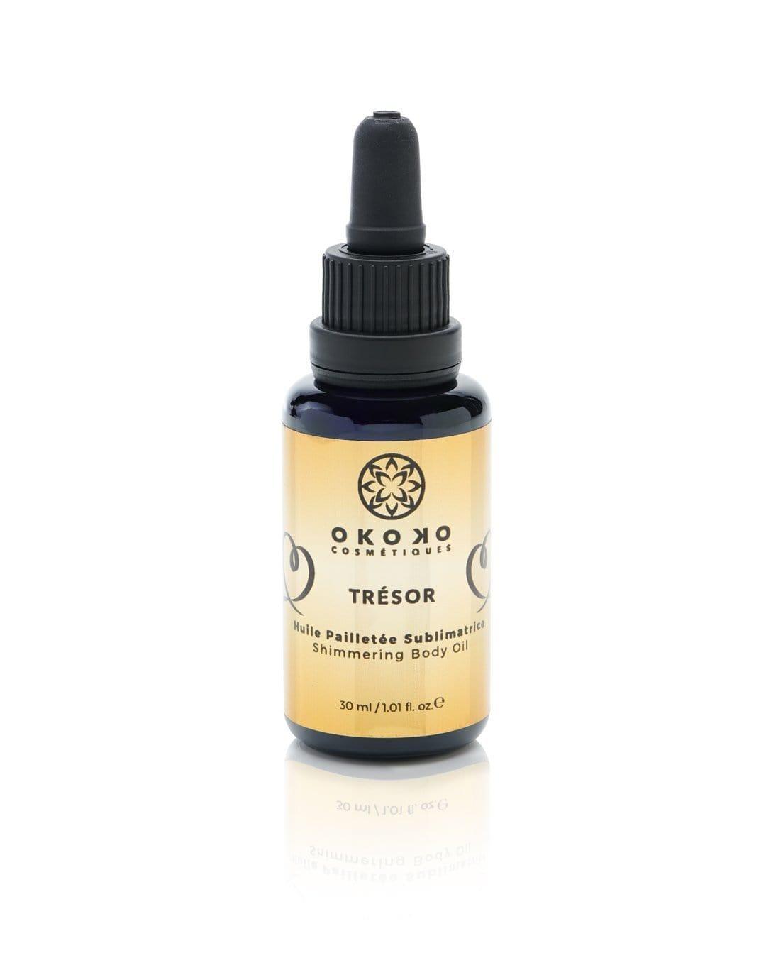Trésor Shimmering Body & Perfume Oil with Marula & Argan - 100ml for Radiant, Silky Skin | Luxurious Moisturizing & Glow for Special Occasions