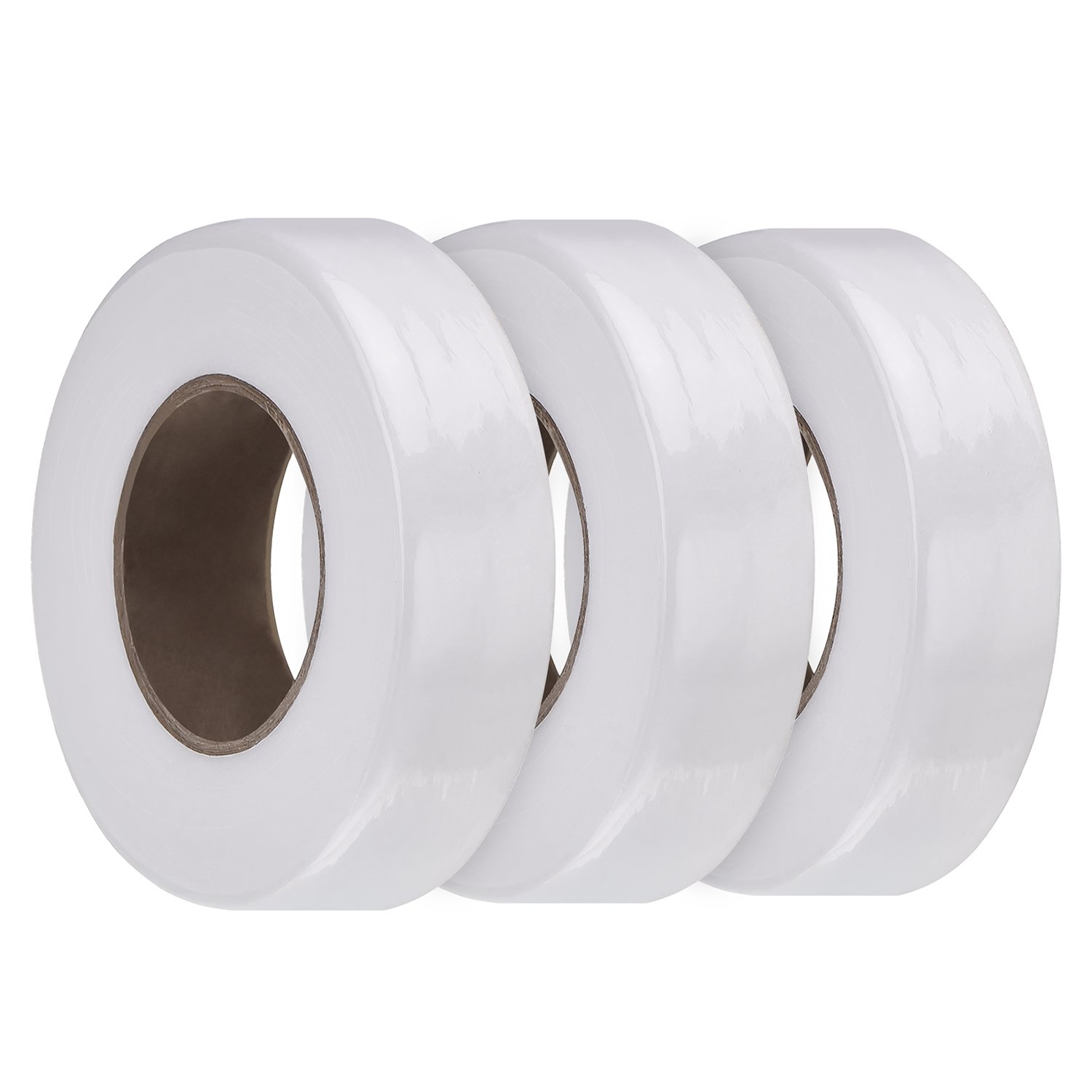 3 Rolls 1/2 Inch Fabric Fusing Tape - Iron-On Hem Tape Adhesive (27 Yards Each) for Sewing, Quilting & Clothing Repairs | No-Sew Fabric Bonding Solution for DIY Crafts & Garment Hemming