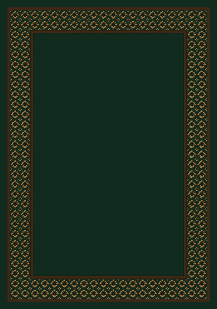 Milliken Design Center Foulard Emerald Green Rug - Runner Size 2'4