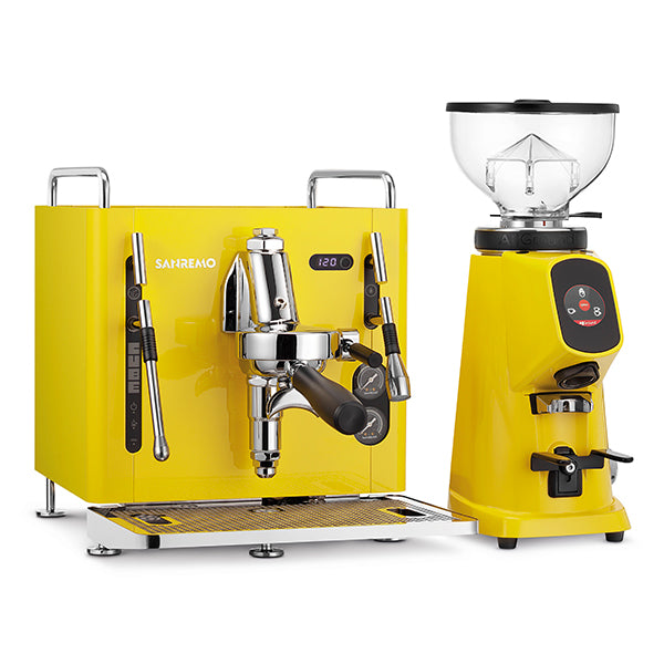 Sanremo Cube Espresso Machine & Coffee Grinder Combo - Professional Barista-Grade Equipment for Home & Cafe Use
