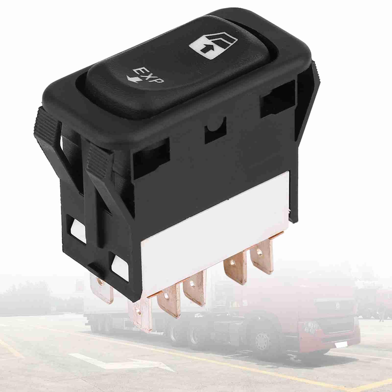 Qiilu Left Window Switch Driver Side Master Power Window Switch for 2001-2011 Toyota Tacoma (A06-30769-008) - Easy DIY Replacement for Smooth Window Operation