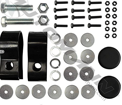 AUTOMANN 562.9001 Quarter Fender Kit - Durable Poly Material, Anti-Spray Design for Trucks & Trailers - Perfect for Off-Road Protection & Mud Flap Replacement