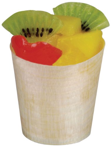 Eco-Friendly Mini Wooden Cups (1000-Pack) - 3.5oz Biodegradable Wooden Shot Glasses (2.3