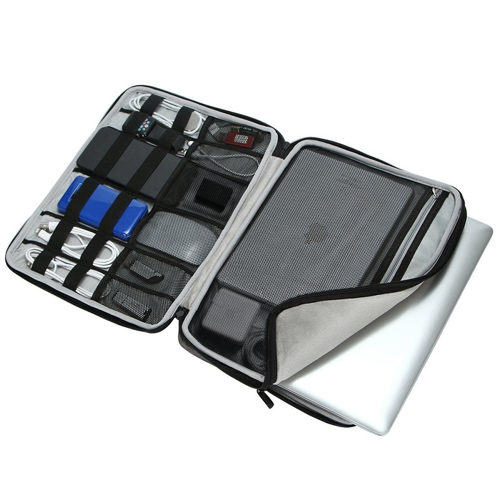 iCozzier 15-15.6 Inch Laptop Sleeve Case for MacBook Air/Pro - Protective Handle Strap Bag for 15