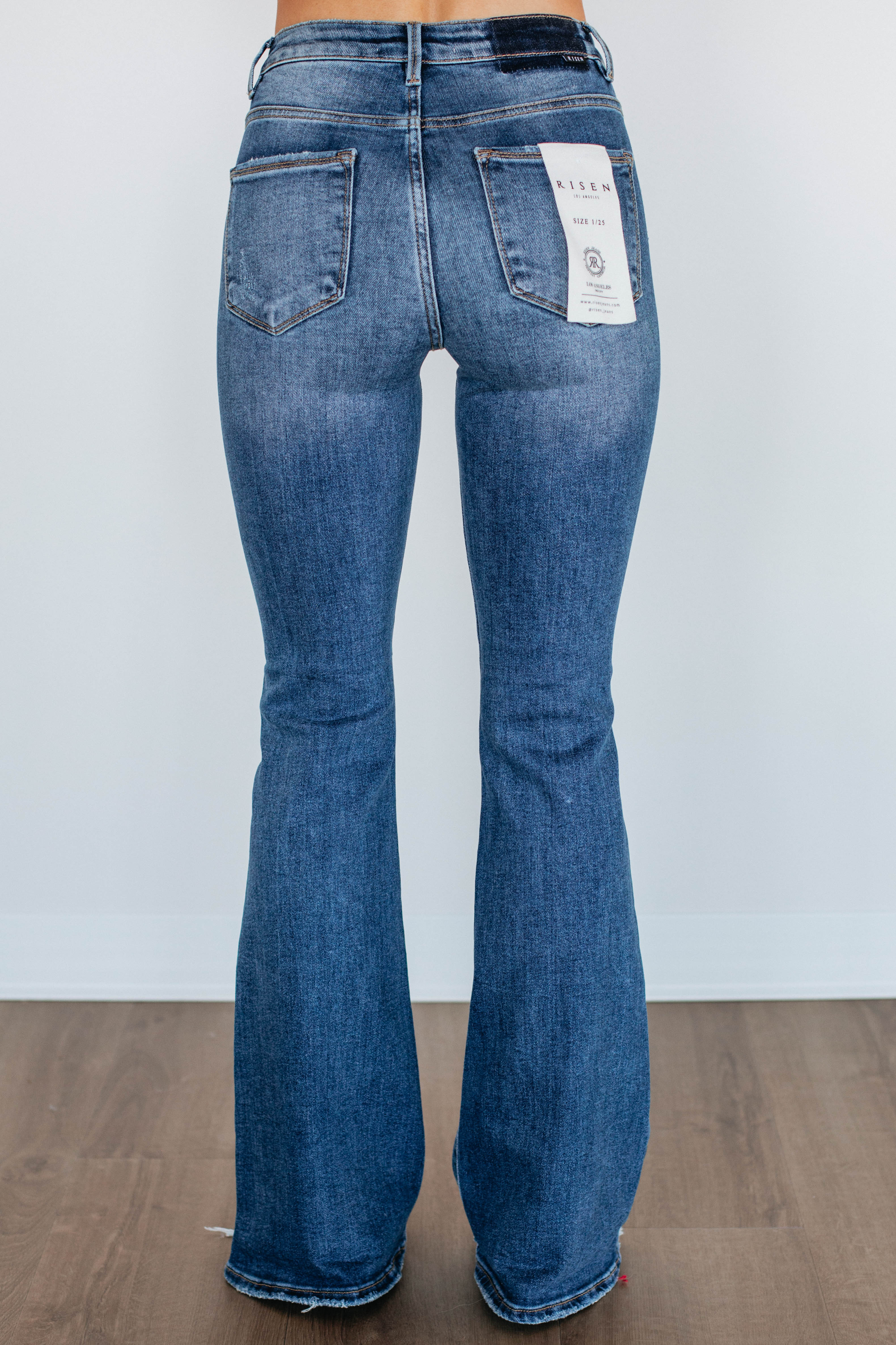 Bowie Risen Jeans for Men - High Waist Slim Fit Stretch Denim Pants | Comfortable & Stylish for Casual Wear, Office, and Night Out