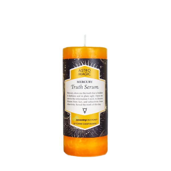 Astro Magic Mercury Truth Serum Candle - Aromatherapy Soy Wax Candle for Relaxation, Meditation & Spiritual Healing | Perfect for Yoga, Home Decor & Gift Giving