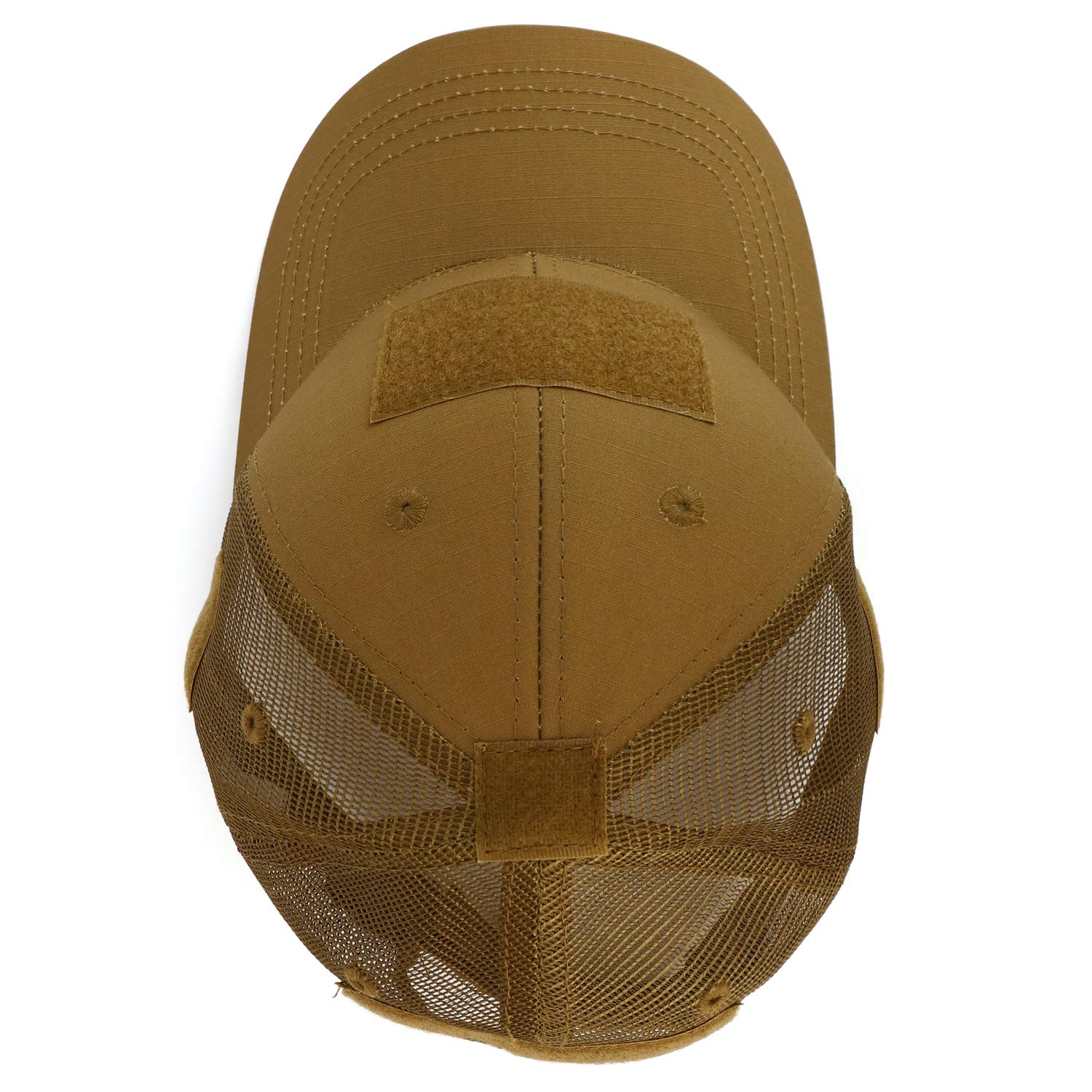 Ripstop Tear Resistant Tactical Trucker Mesh Back Cap - Durable Military Style Hat for Outdoor, Hiking, and Work - Perfect for Camping, Fishing, and Tactical Operations