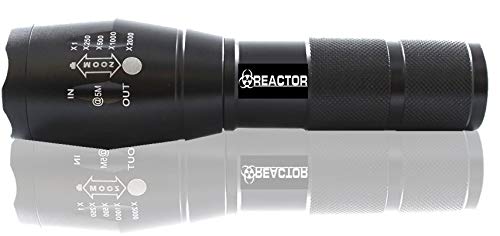 Reactor LED Flashlight for Camping, Hiking & Outdoor Adventures - Waterproof & Durable Torch for Emergency, Survival & Night Exploration