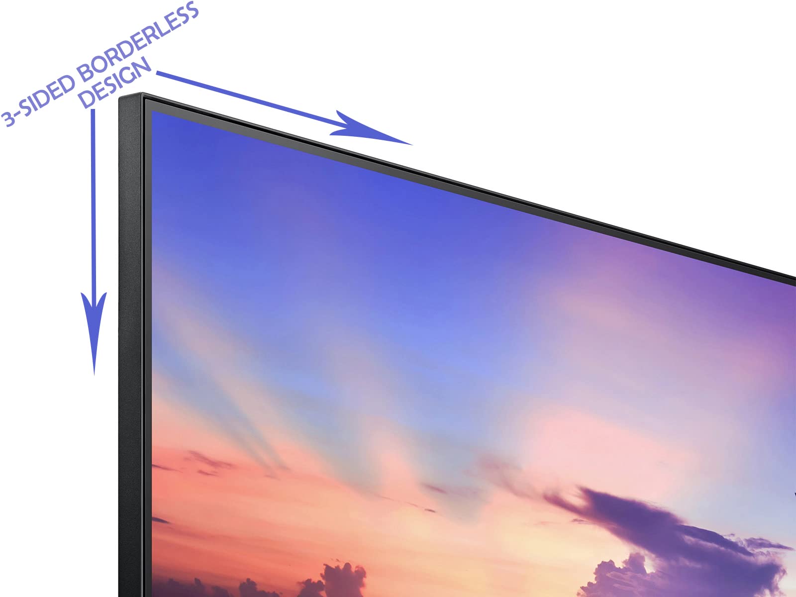 SAMSUNG 24 Inch LED Monitor - LF24T350FHNXZA Full HD 1080P 75Hz Computer Screen with Slim Design | Ideal for Gaming, Home & Office Use | Includes Free Mouse Pad | Perfect for Workstations, Esports & Multitasking