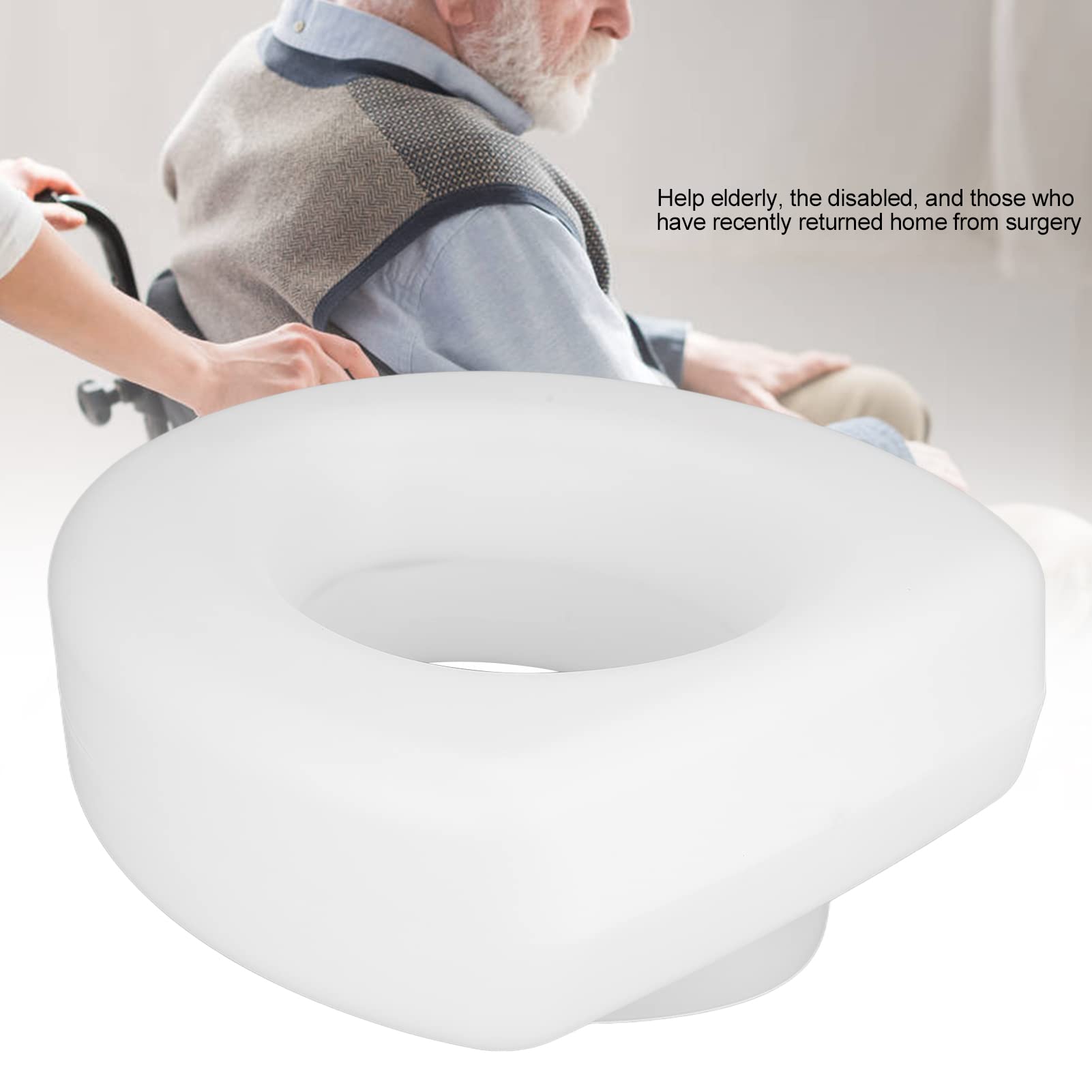 **Raised Toilet Seat with Handles - Adjustable Height Toilet Seat Riser for Elderly & Disabled - Non-Slip Bathroom Safety Aid for Seniors & Handicap - Ideal for Post-Surgery & Mobility Assistance**    *(Use Case: Perfect for elderly care, post-surgery recovery, arthritis relief, and improving bathroom safety for individuals with limited mobility.)*