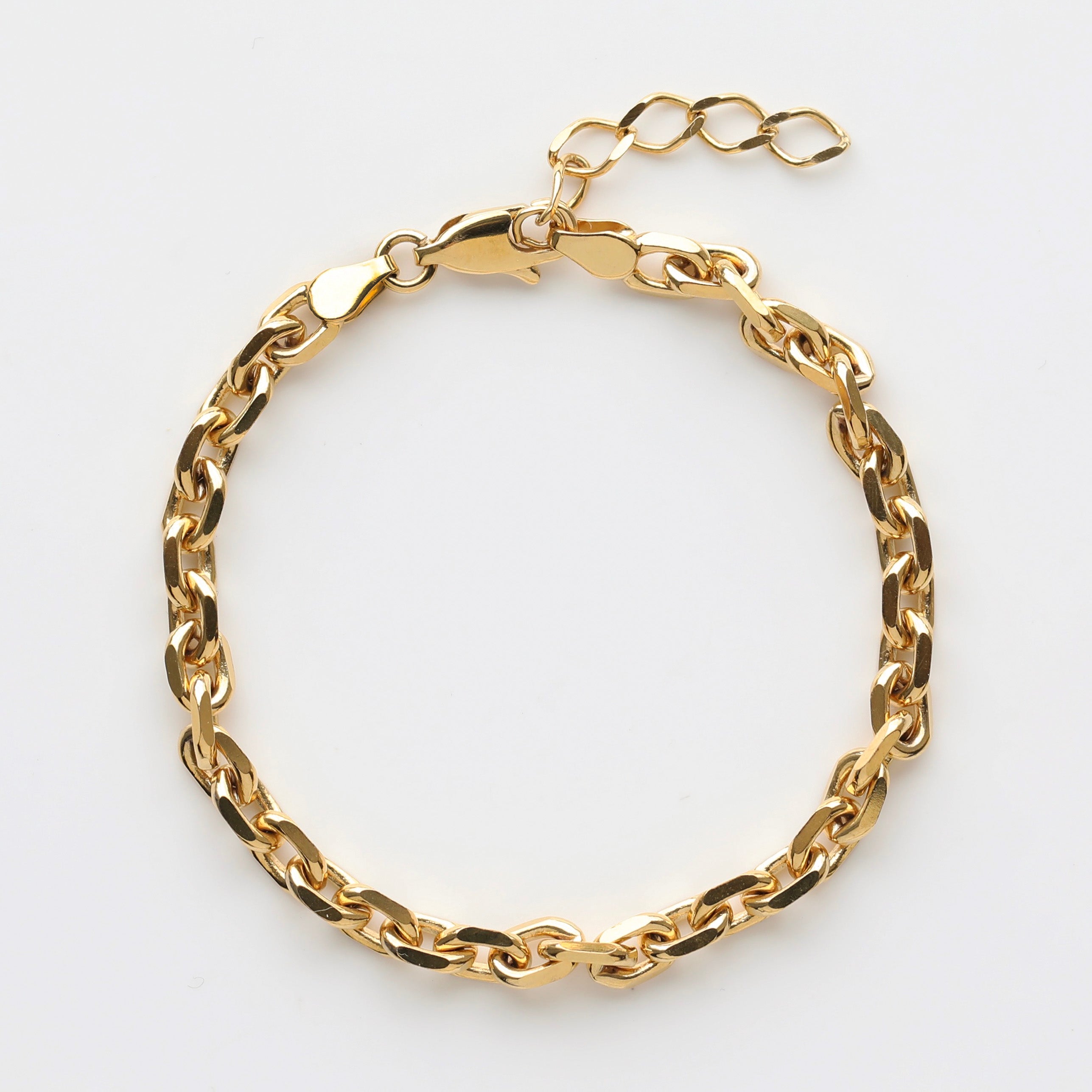 Athena Chain Bracelet for Women - Elegant Gold & Silver Adjustable Link Bracelet - Perfect for Daily Wear, Parties & Gifts