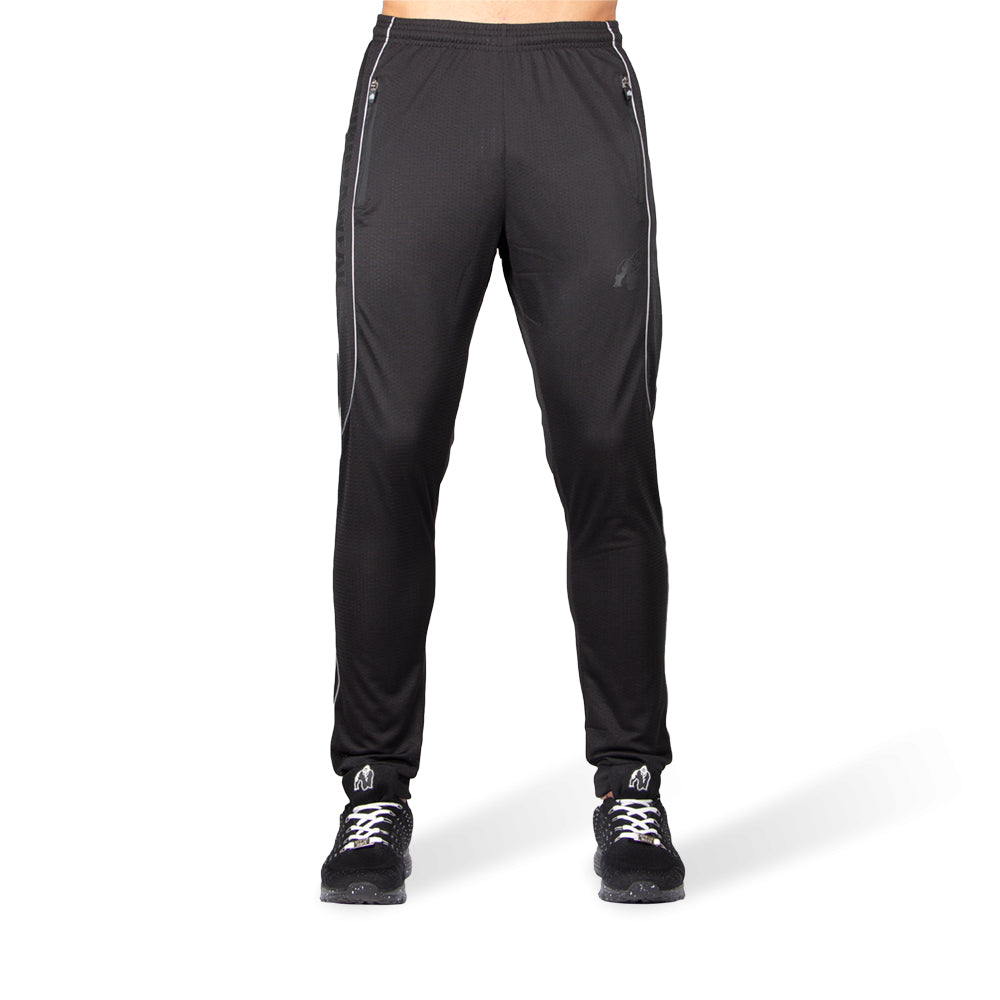 Branson Men's Casual Pants - Black & Gray Slim Fit Comfortable Trousers for Work, Travel & Everyday Wear