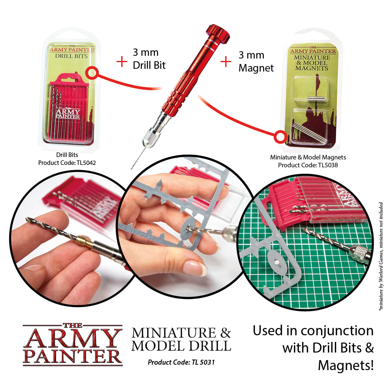 Miniature and Model Drill - Precision Hobby Tool for DIY Crafts, Miniature Building & Model Making - Perfect for Woodworking, Jewelry Making & RC Car Repair