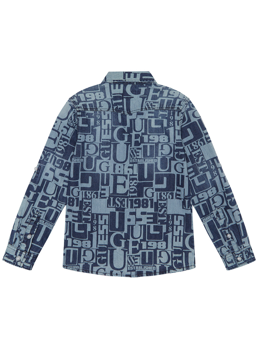 Blue Logo Long Sleeve Shirt for Men & Women - Comfortable Casual Wear for Office, Travel & Everyday Use (Size 2-7)