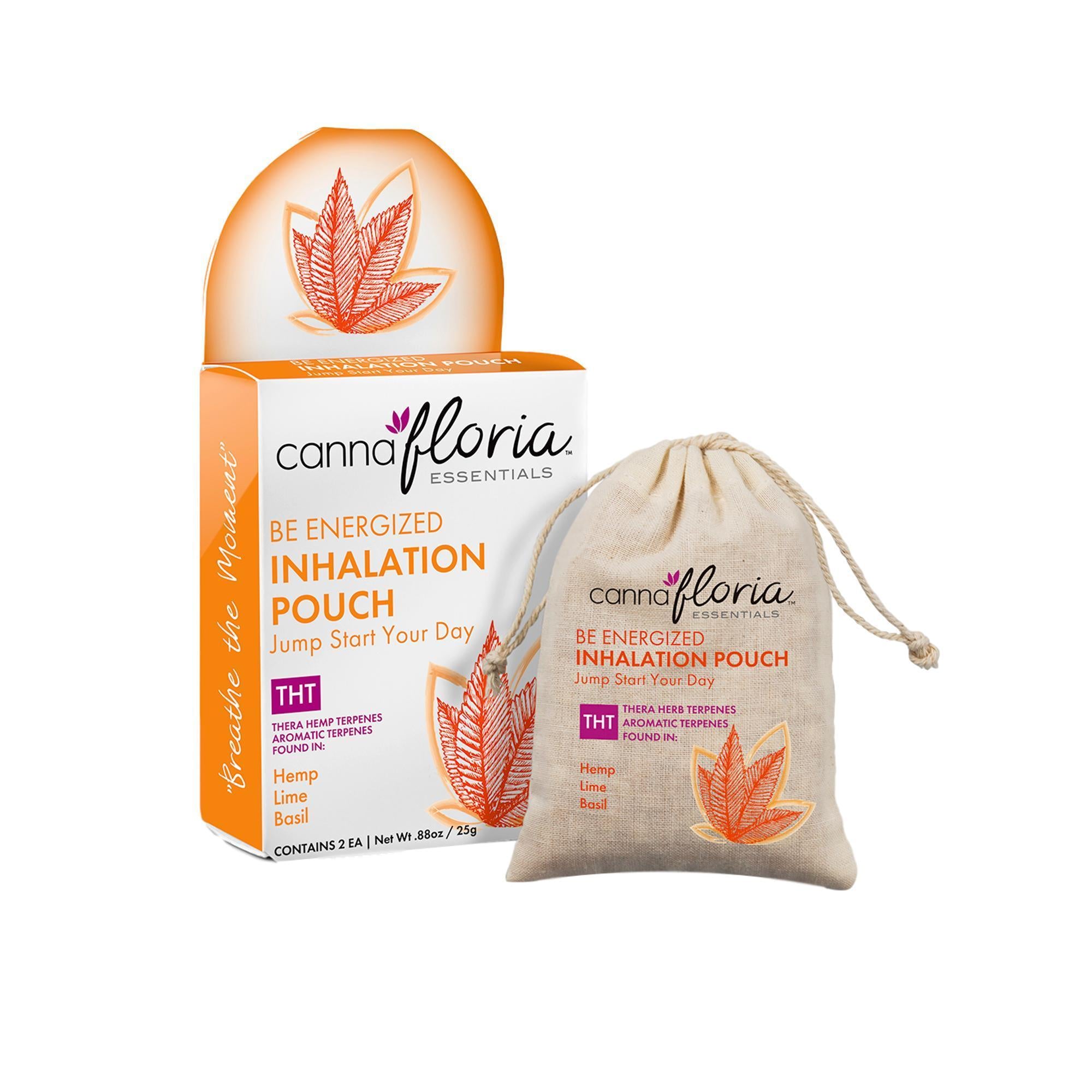 Cannafloria Inhalation Pouches - 2 Pack | Herbal Relaxation & Stress Relief | Perfect for Travel, Work, and On-the-Go Use