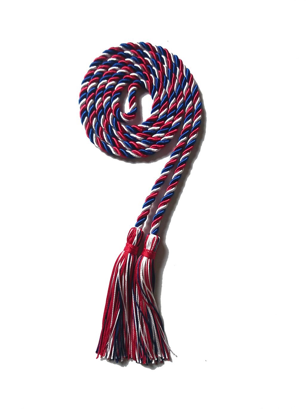 Honor Graduation Cords - 3-Color Braided Stoles for High School & College Graduation Ceremonies, Academic Achievements & Commencement Events