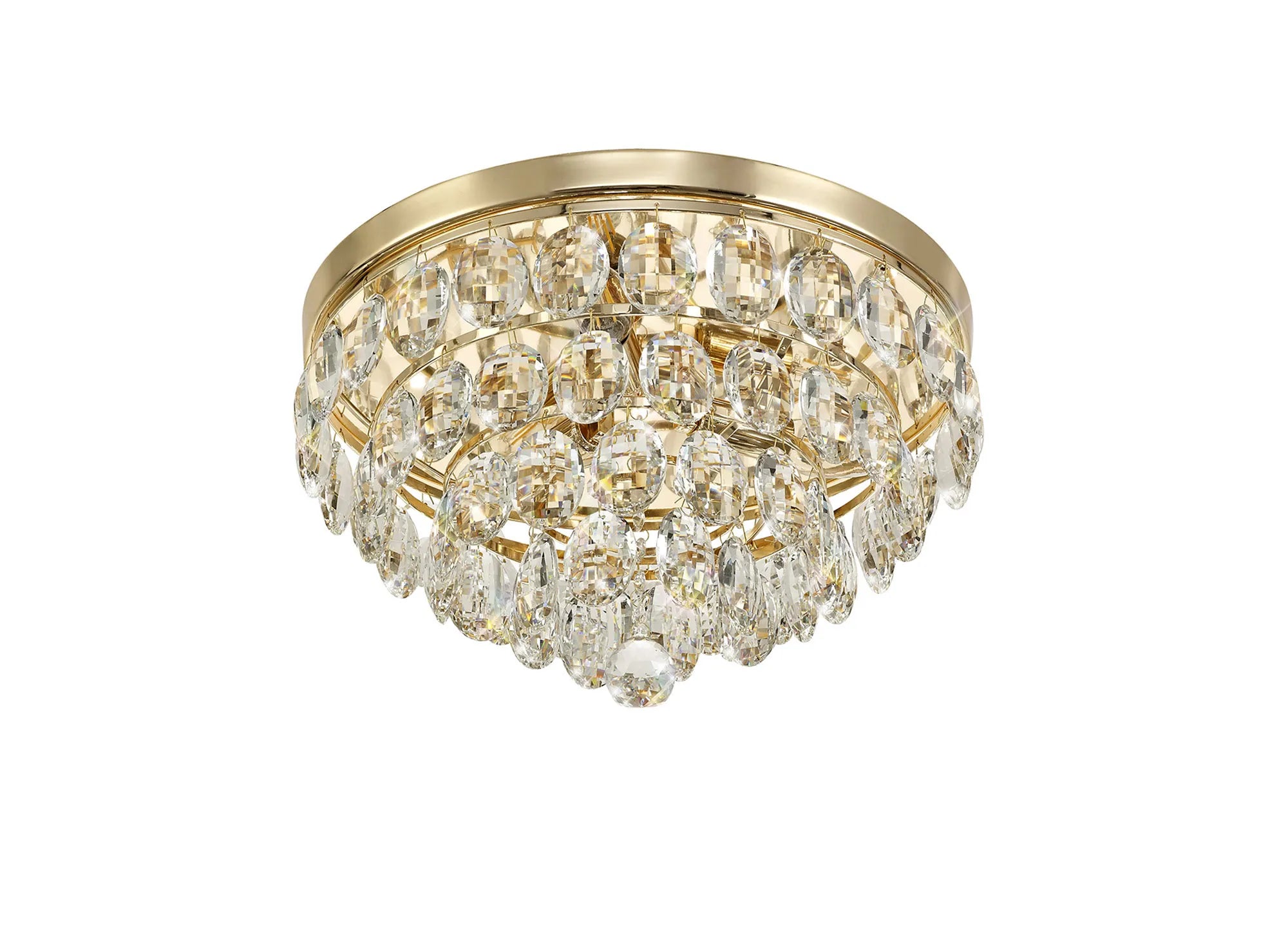 Consten Flush Ceiling Light Fixture with E14 Socket - Perfect for Bedroom, Hallway & Small Space Lighting