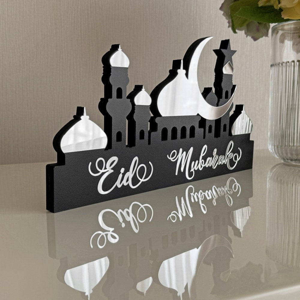 Ramadan Decorations - Islamic Tabletop Art & Home Decor for Ramadan, Eid, and Islamic Celebrations - Perfect for Gifting, Dining Table, and Living Room Decor