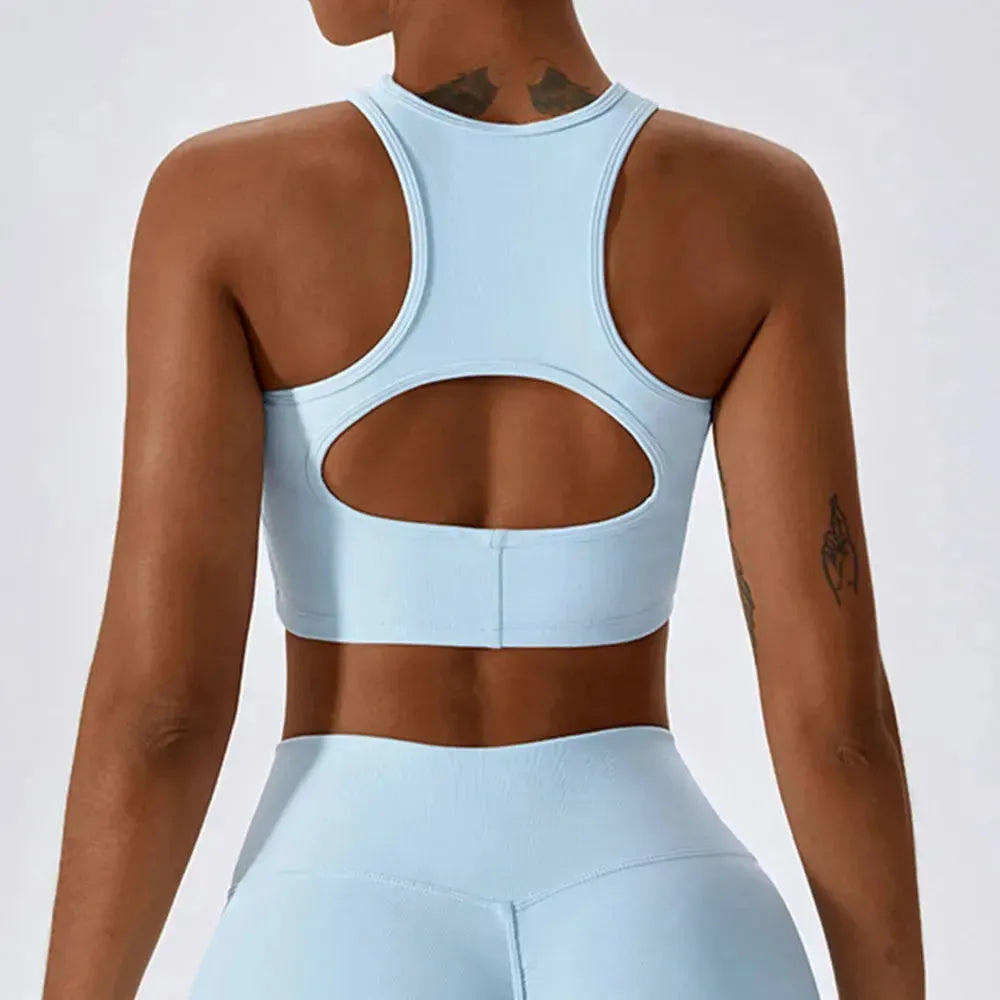High-Intensity Sports Bras for Women - Seamless Workout Bra with Shockproof Support, Breathable & Moisture-Wicking for Running, Yoga, Gym - Perfect for High-Impact Workouts & Active Lifestyles