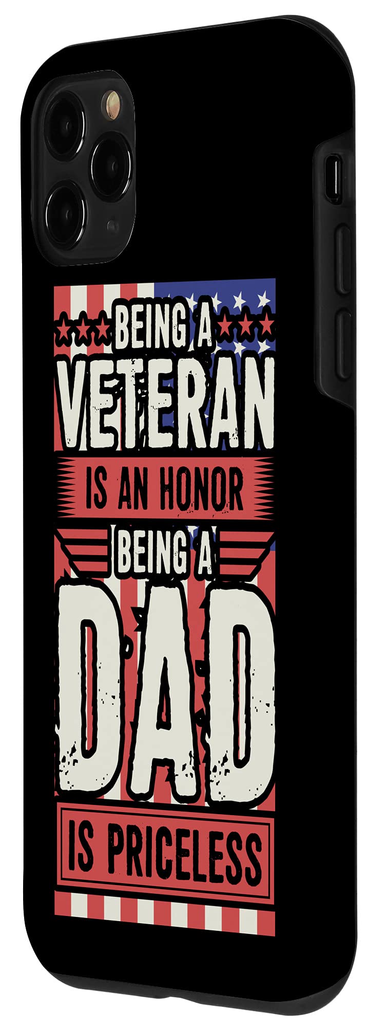 iPhone 11 Pro Case - Military Veteran & Proud Dad Protective Cover | Durable Phone Case for Soldiers & Fathers | Perfect for Outdoor Activities & Family Time