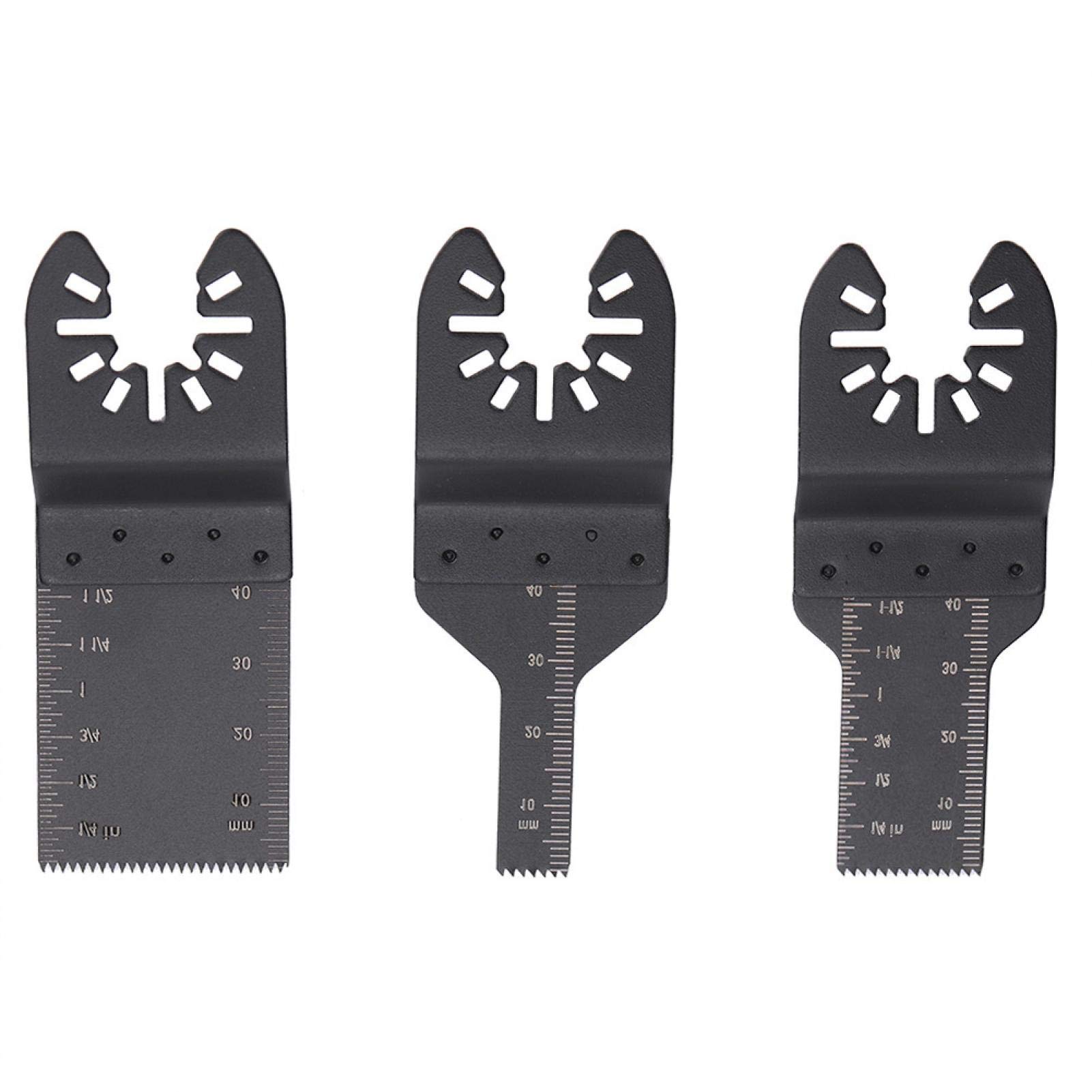 3Pcs High Carbon Steel Oscillating Saw Blades - Durable Replacement Blades for Wood & Soft Metal Cutting | Perfect for DIY Projects, Home Renovations & Woodworking