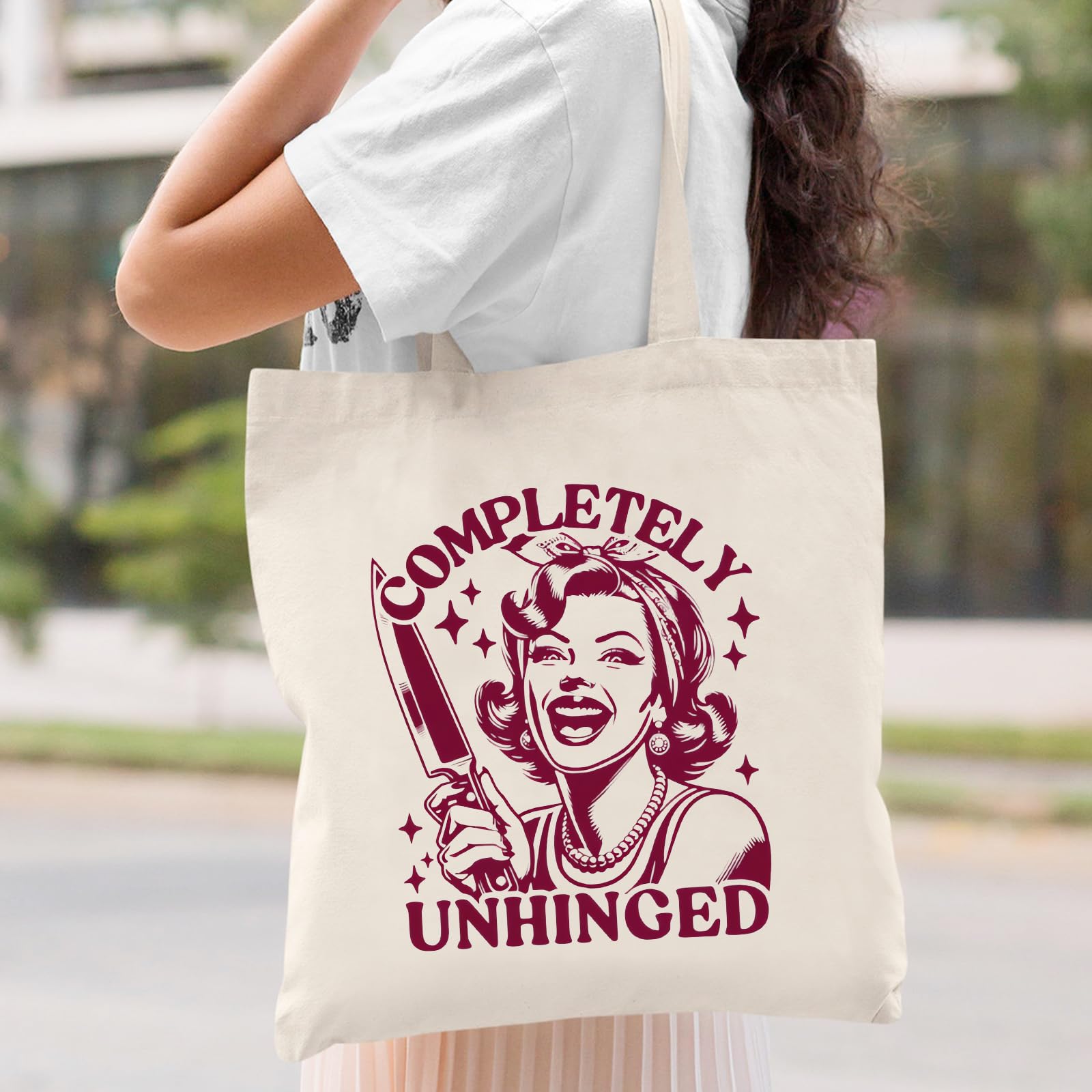 Stylish Canvas Tote Bag for Women - Eco-Friendly Reusable Grocery & Beach Shopping Bag - Perfect for Daily Use, Grocery Shopping & Beach Outings