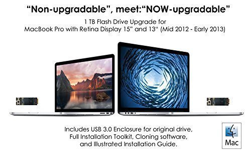 1TB SSD Internal Hard Drive Upgrade for MacBook Pro Retina 13