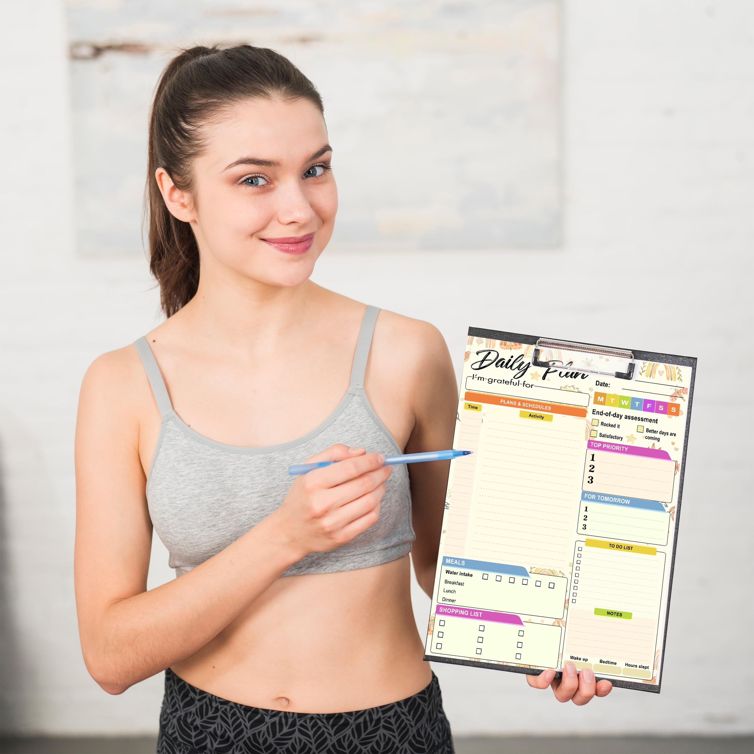 2025 Daily Planner Notepad - 52 Sheets 8.5