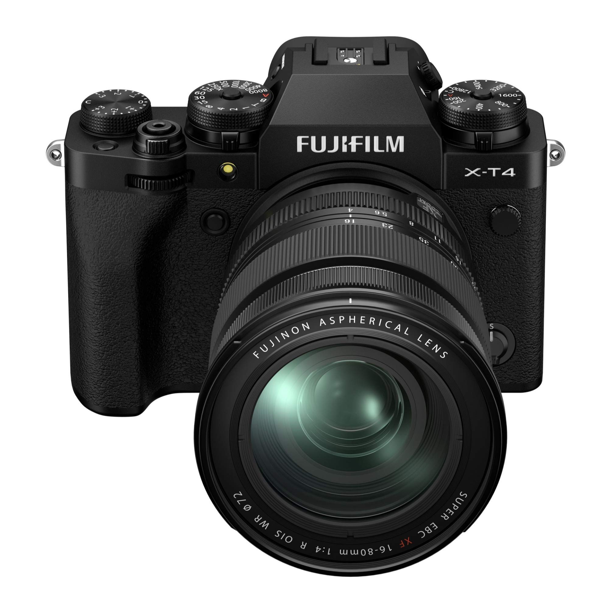 Fujifilm X-T4 Mirrorless Digital Camera with XF16-80mm Lens Kit (Black) - Professional 4K Video & Photography for Travel, Vlogging & Street Shooting