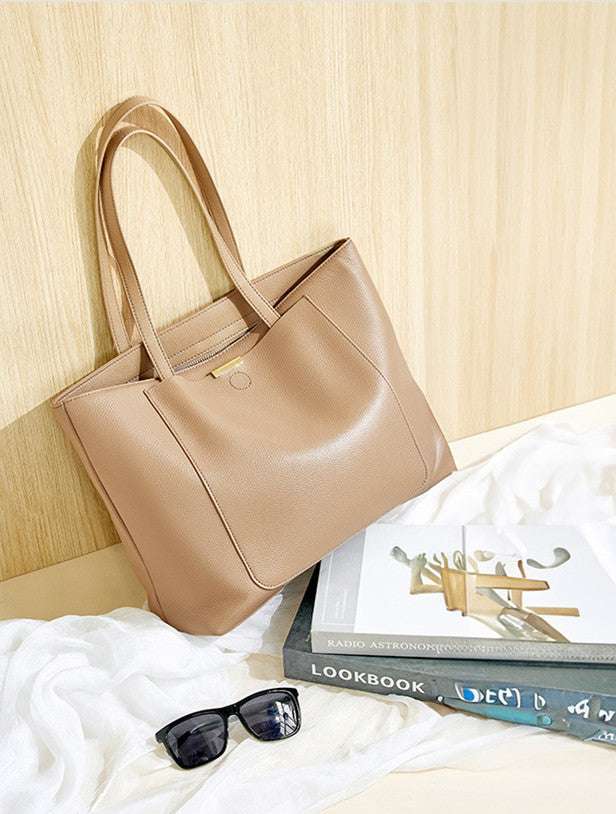 Premium Soft Leather Work Tote Bag for Women - Stylish & Durable Professional Office Bag, Laptop Tote, Business Commuter & Travel Carryall
