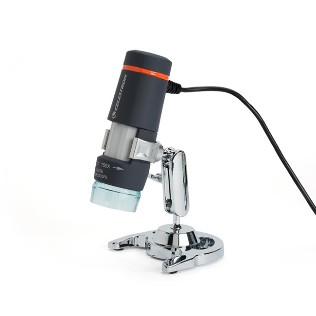 Celestron 44302 Deluxe Handheld Digital Microscope with 2MP Camera - Perfect for Coin Collecting, Jewelry Inspection & Science Education