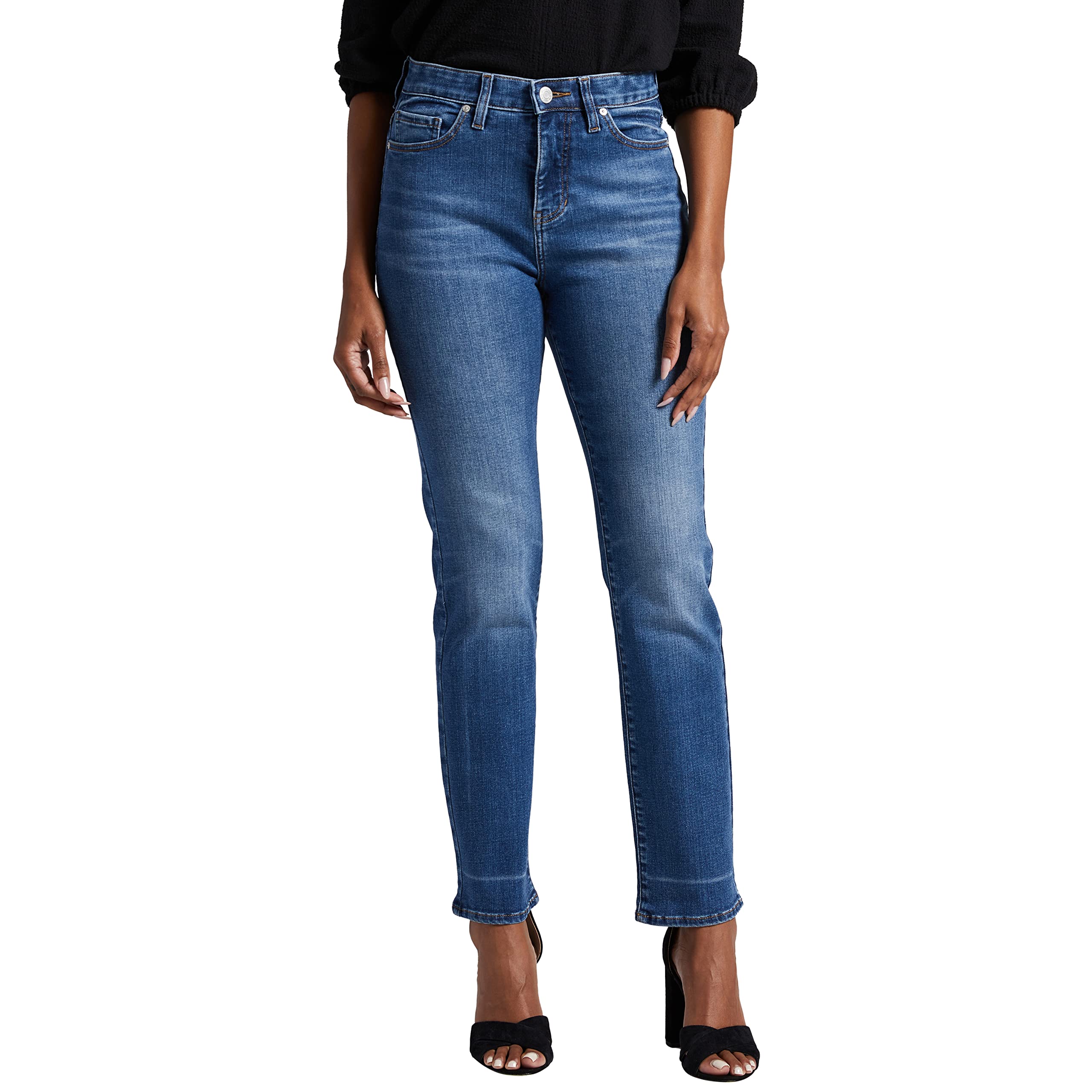 JAG Women's Stella High Rise Straight Leg Jeans - 30