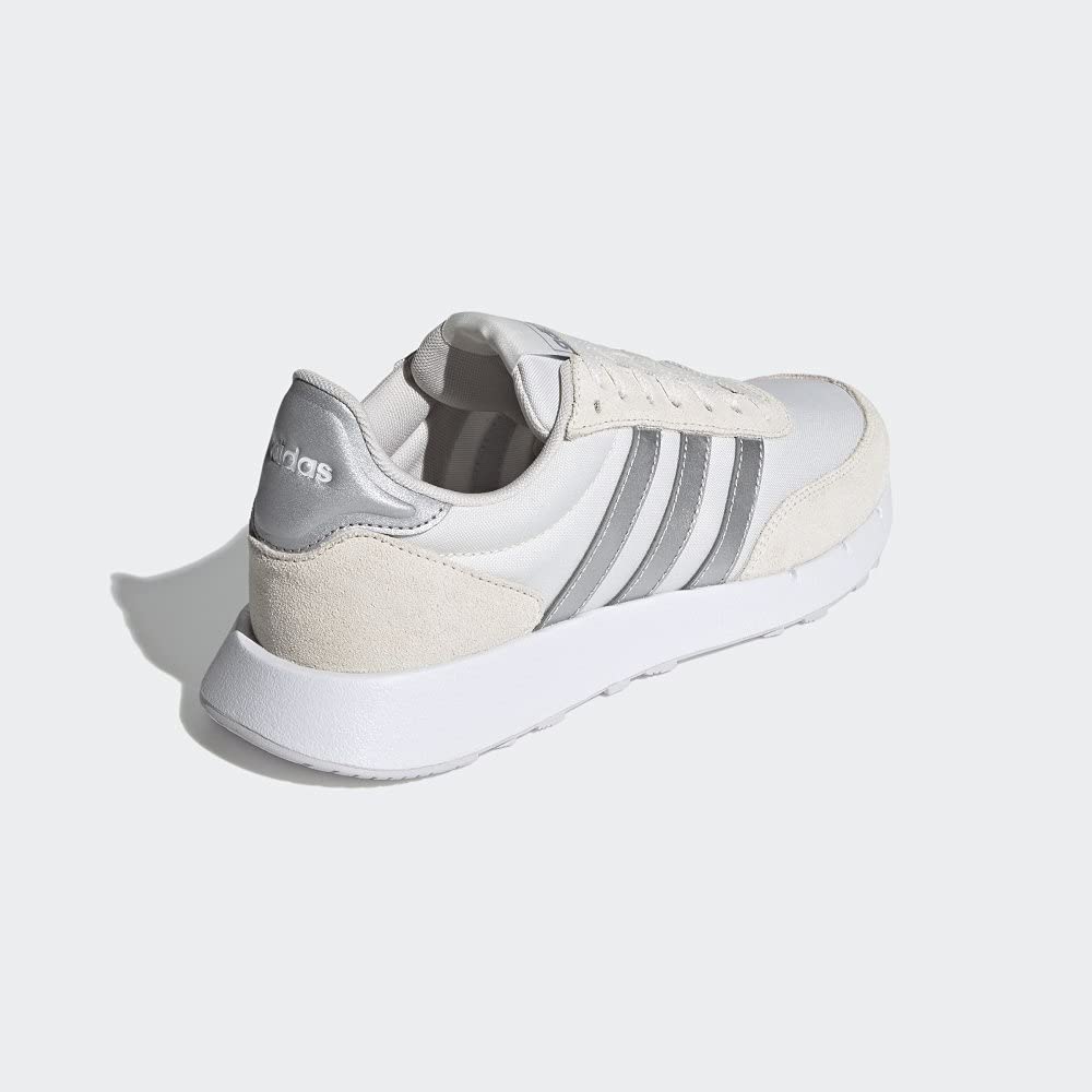 Adidas Women's Run 60s 2.0 Suede Running Shoes - Lightweight Gym & Fitness Sneakers for Women in Ivory Size 8 Medium (B,M) | Perfect for Jogging, Workouts & Casual Wear