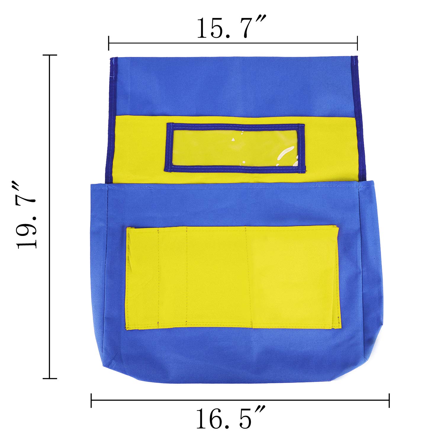 Chairback Buddy Pocket Organizer - 6 Pockets for Kids School Supplies | Durable Classroom Seat Storage | Perfect for Books, Pencils & Art Supplies Organization