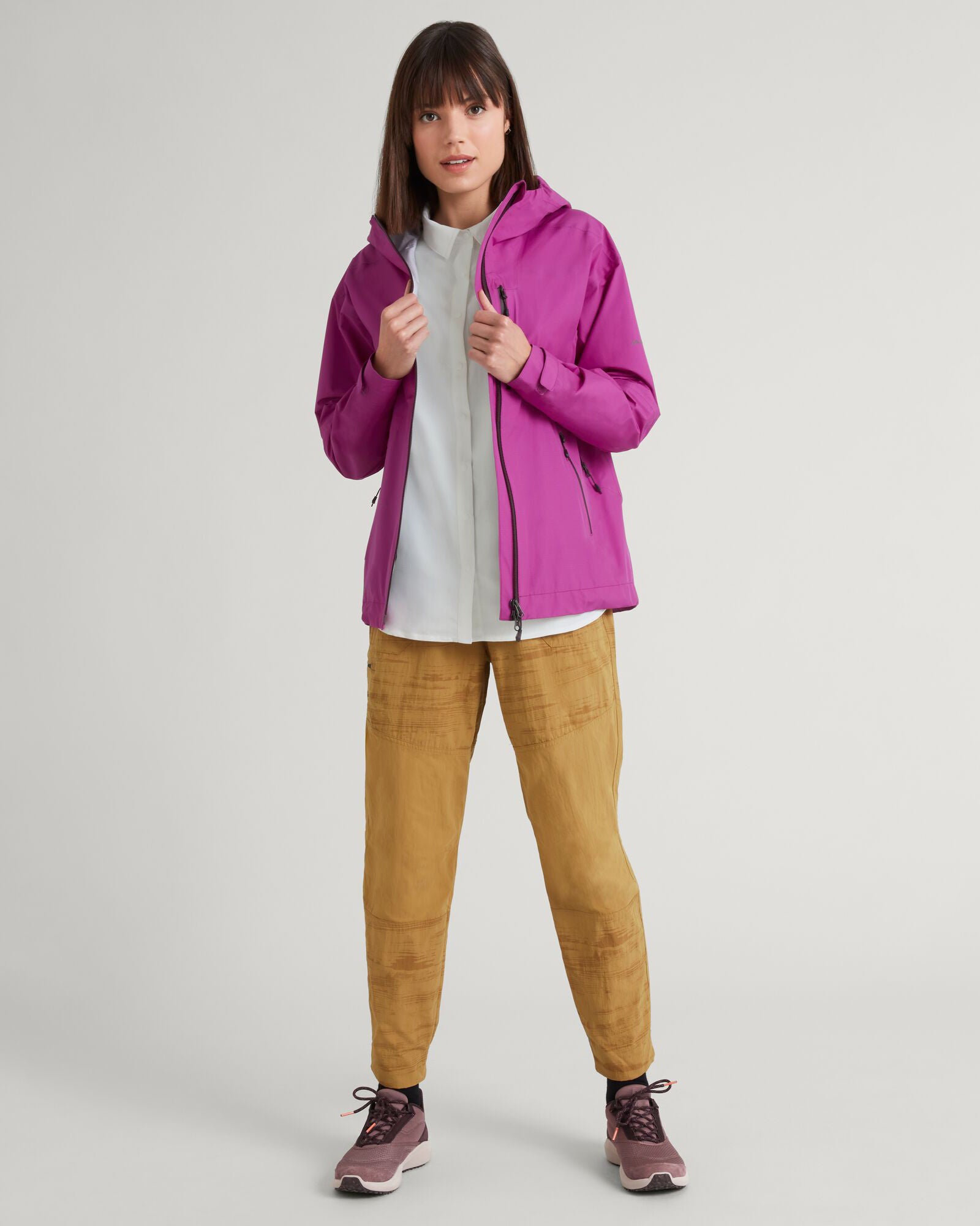 STORM Chaser 3 Layer Waterproof Windproof Women's Rain Jacket - Lightweight Outdoor Hiking Raincoat for Women - Perfect for Camping, Travel & Everyday Use