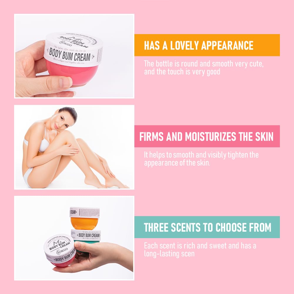 Organic Bum Cream for Dry Skin - Moisturizing & Repairing Body Cream with Caramelized Coconut Oil - Perfect for Post-Workout, Diaper Rash & Daily Skin Care