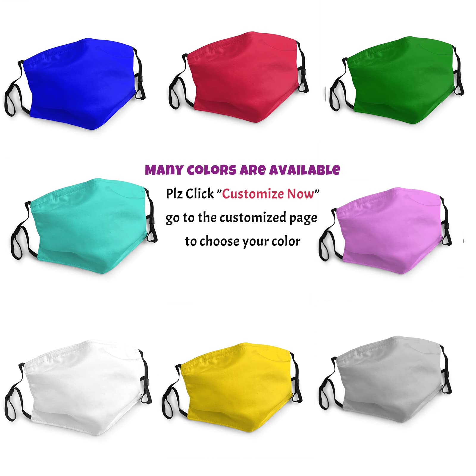 Custom Personalized Face Masks for Adults - Photo/Text Printed Reusable Cloth Masks for Men & Women - Ideal for Outdoor Activities, Travel, and Daily Protection