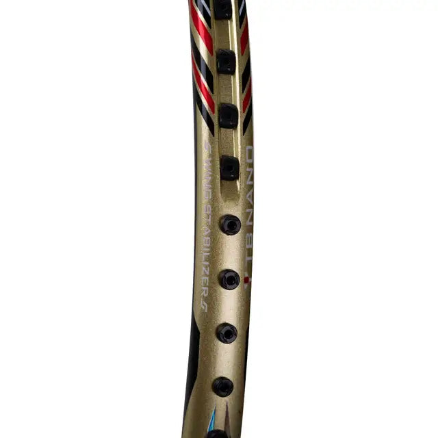 Li Ning Aeronaut 9000 White/Gold Badminton Racket - Professional Prestrung Racquet for Advanced Players | Perfect for Tournaments & Training | Made in China